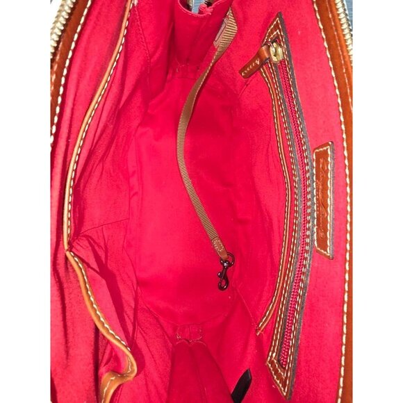 DOONEY & BOURKE Ivory Bone Boston Dome Satchel Dillen Tote bag B000559 - Picture 8 of 8